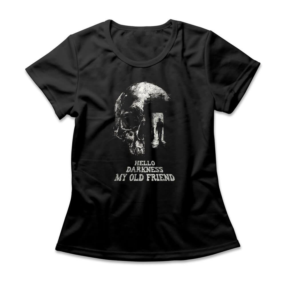 Camiseta Feminina Hello Darkness
