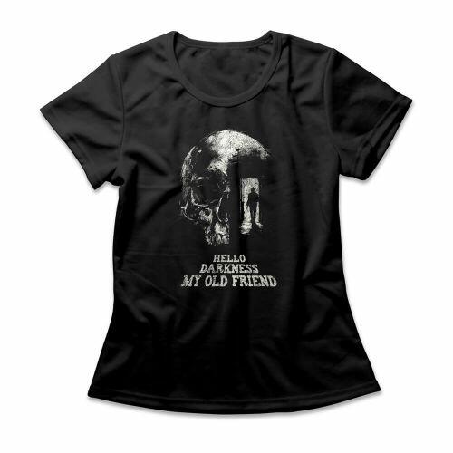 Camiseta Feminina Hello Darkness