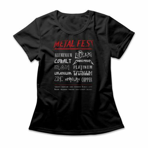 Camiseta Feminina Chemical Metal Fest