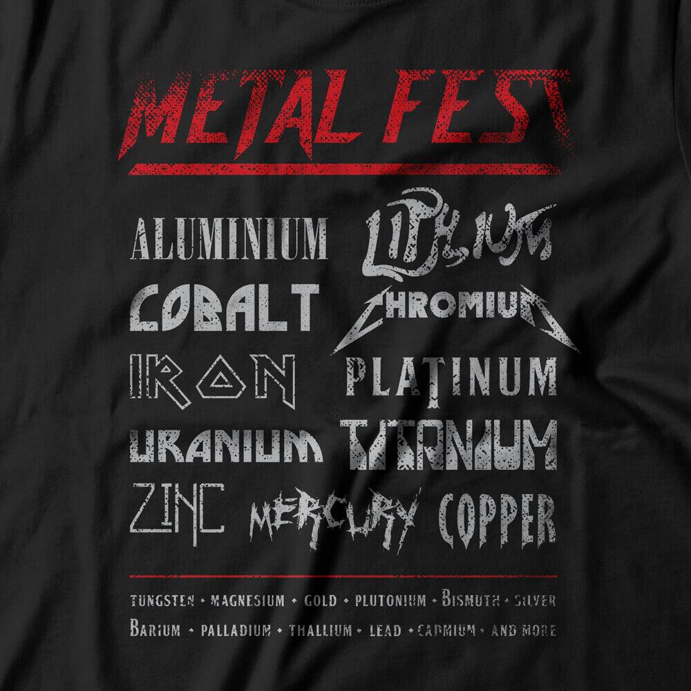 Camiseta Feminina Chemical Metal Fest