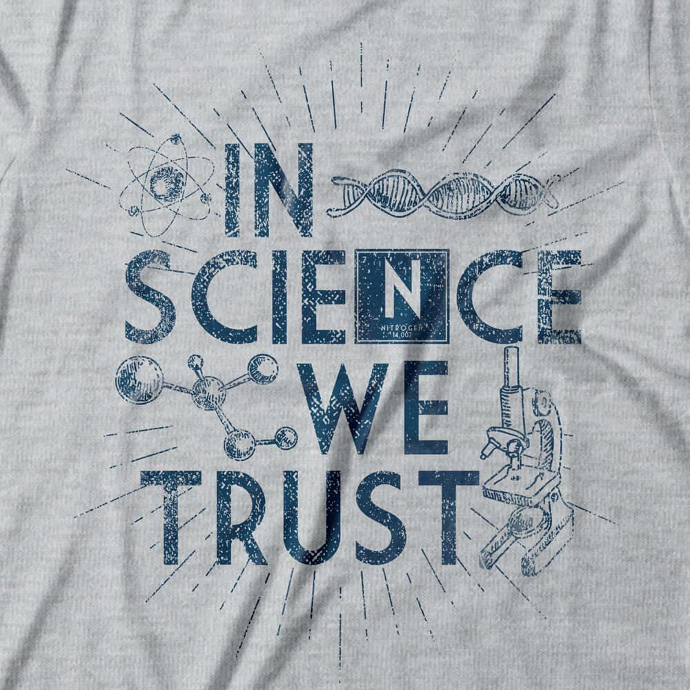 Camiseta Feminina In Science We Trust