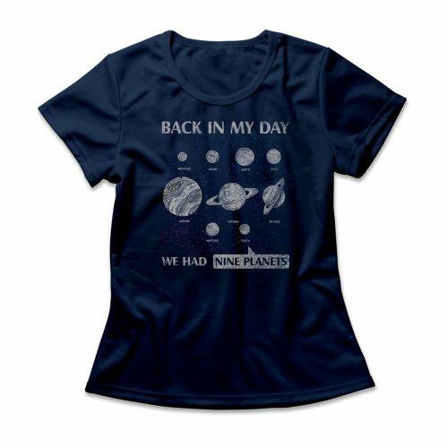 Camiseta Feminina Nove Planetas