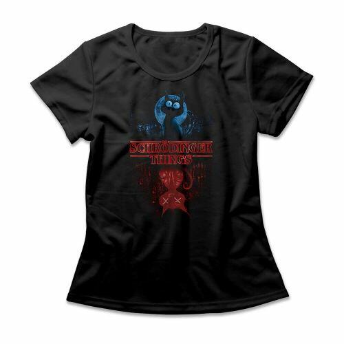 Camiseta Feminina Schr�dinger Things