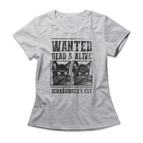 Camiseta Feminina Schr�dinger's Cat