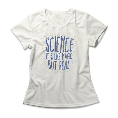 Camiseta Feminina Science It's Like Magic