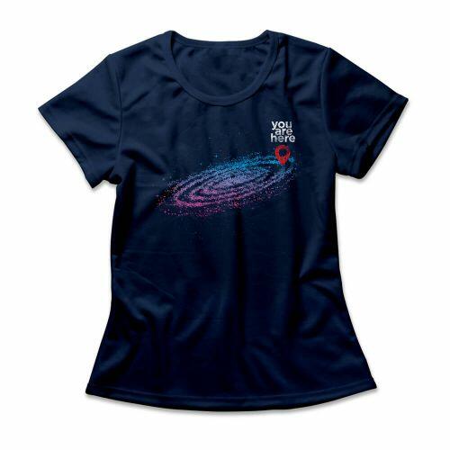 Camiseta Feminina Via L�ctea