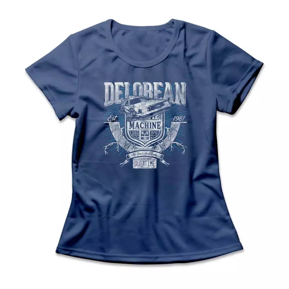 Camiseta Feminina Delorean Time Machine
