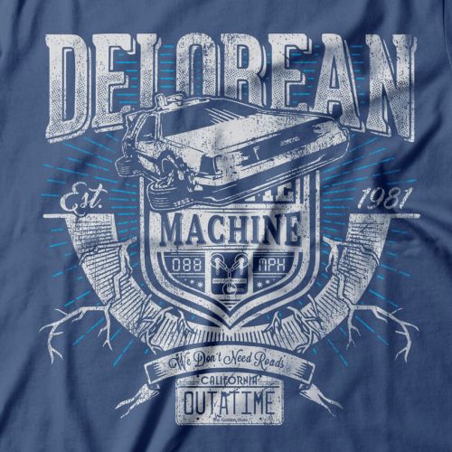 Camiseta Feminina Delorean Time Machine