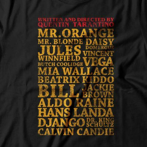 Camiseta Feminina Tarantino Personagens