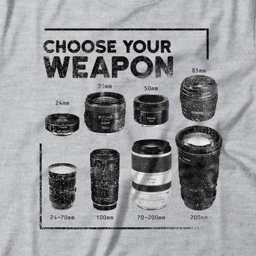 Camiseta Feminina Camera Weapons
