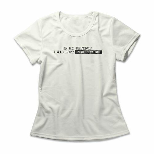 Camiseta Feminina I Was Left Unsupervised