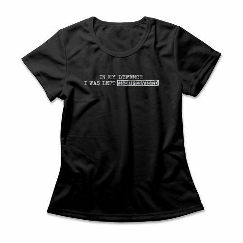 Camiseta Feminina I Was Left Unsupervised