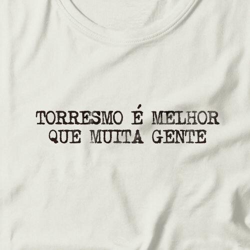 Camiseta Feminina Torresmo � Melhor Que Muita Gente