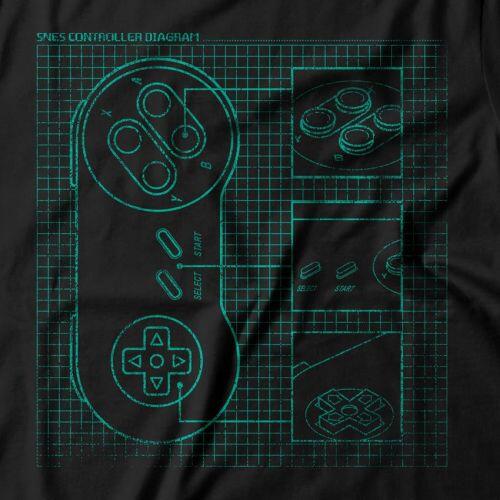 Camiseta Feminina Controller Diagram