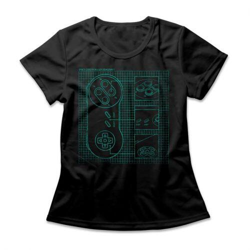 Camiseta Feminina Controller Diagram