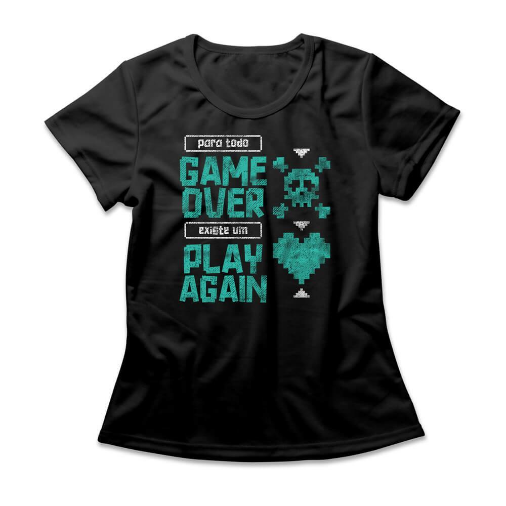 Camiseta Feminina Play Again