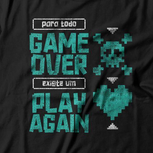 Camiseta Feminina Play Again