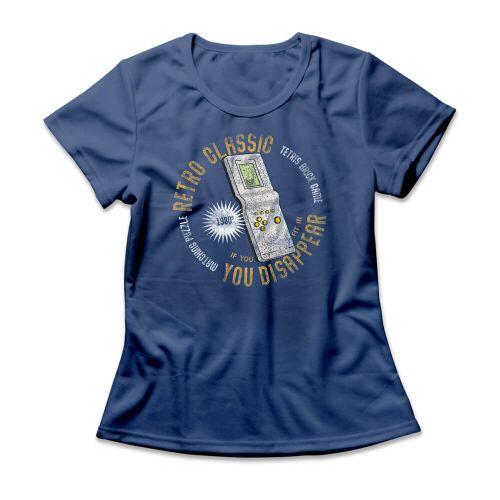 Camiseta Feminina Tetris Retro Mini Game