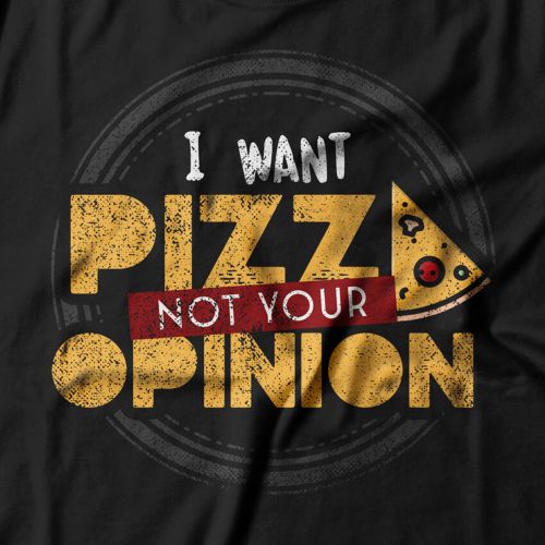 Camiseta Feminina I Want Pizza