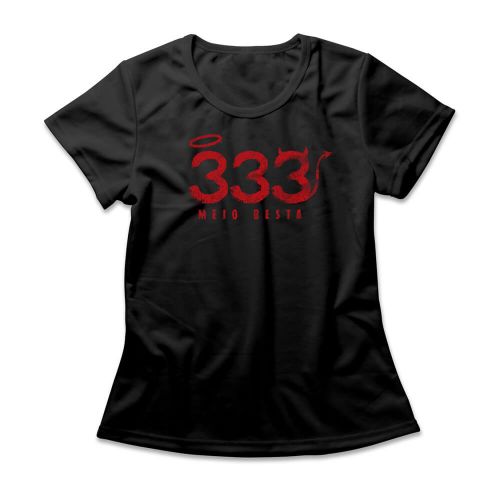 Camiseta Feminina 333 Meio Besta