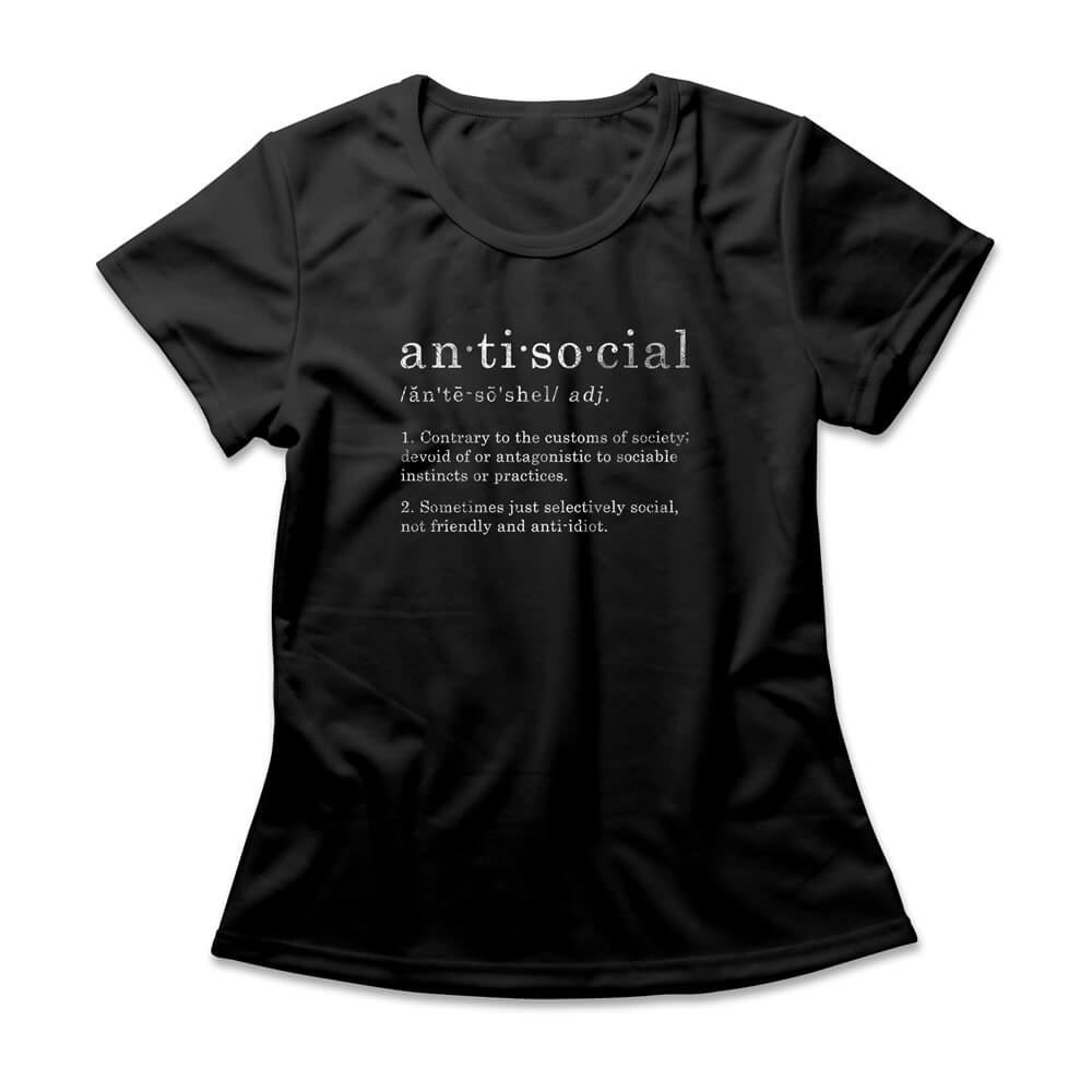 Camiseta Feminina Antisocial