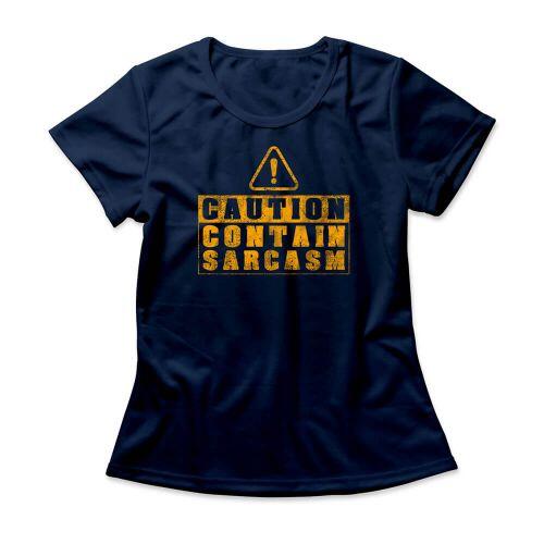 Camiseta Feminina Contain Sarcasm