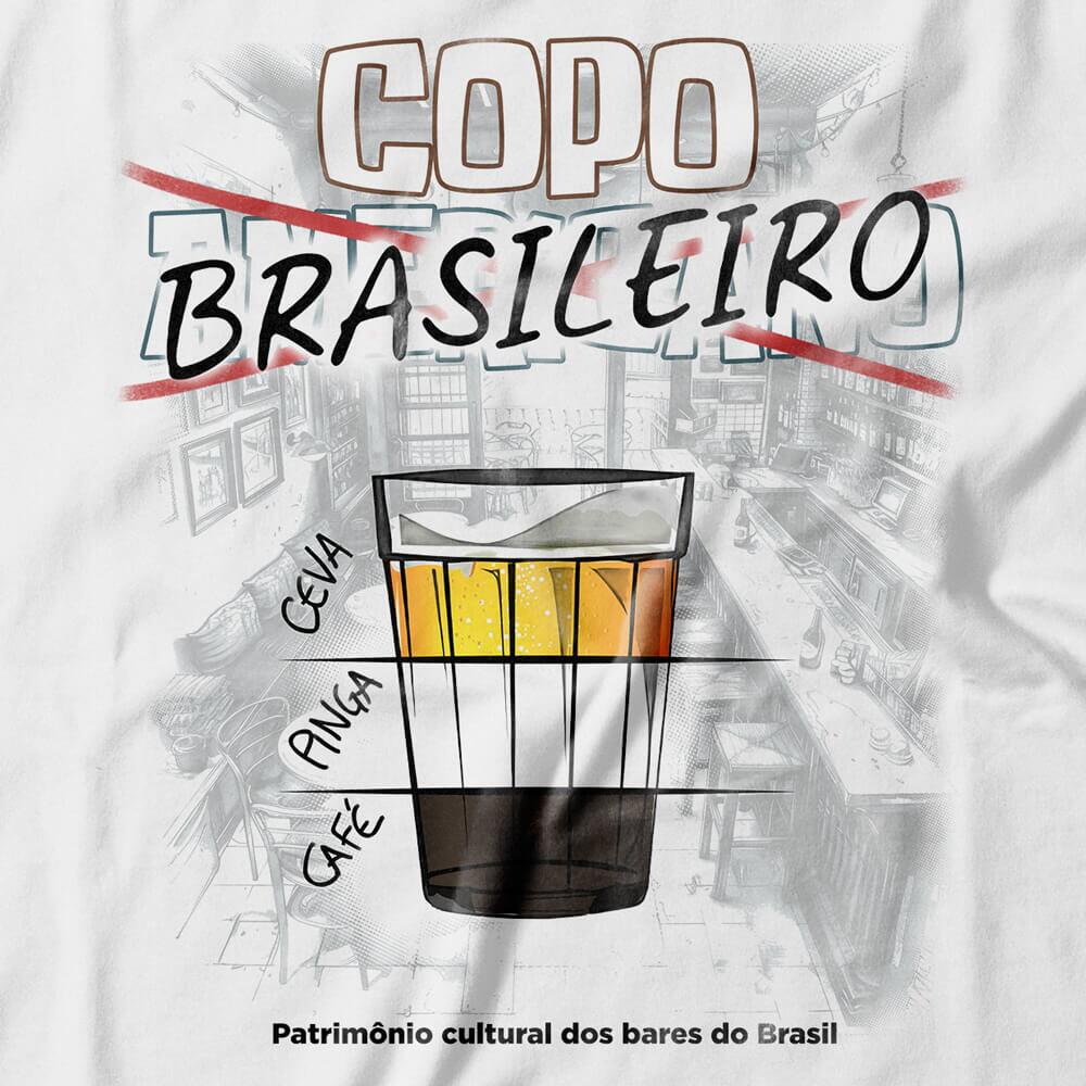 Camiseta Feminina Copo Americano