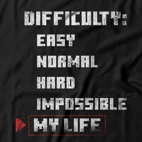 Camiseta Feminina Difficulty My Life