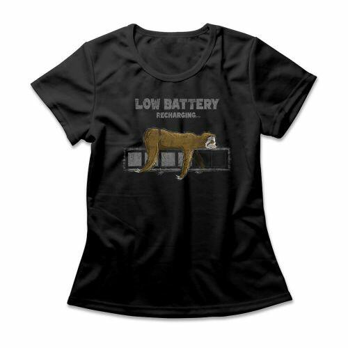 Camiseta Feminina Low Battery