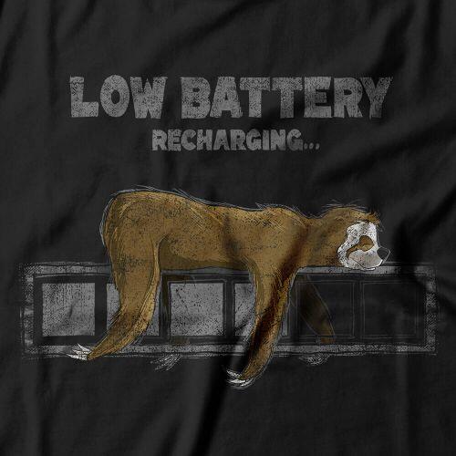 Camiseta Feminina Low Battery