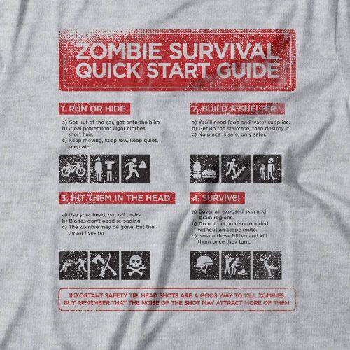 Camiseta Feminina Zombie Survival Guide