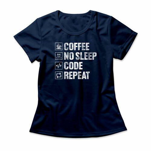 Camiseta Feminina Code Repeat