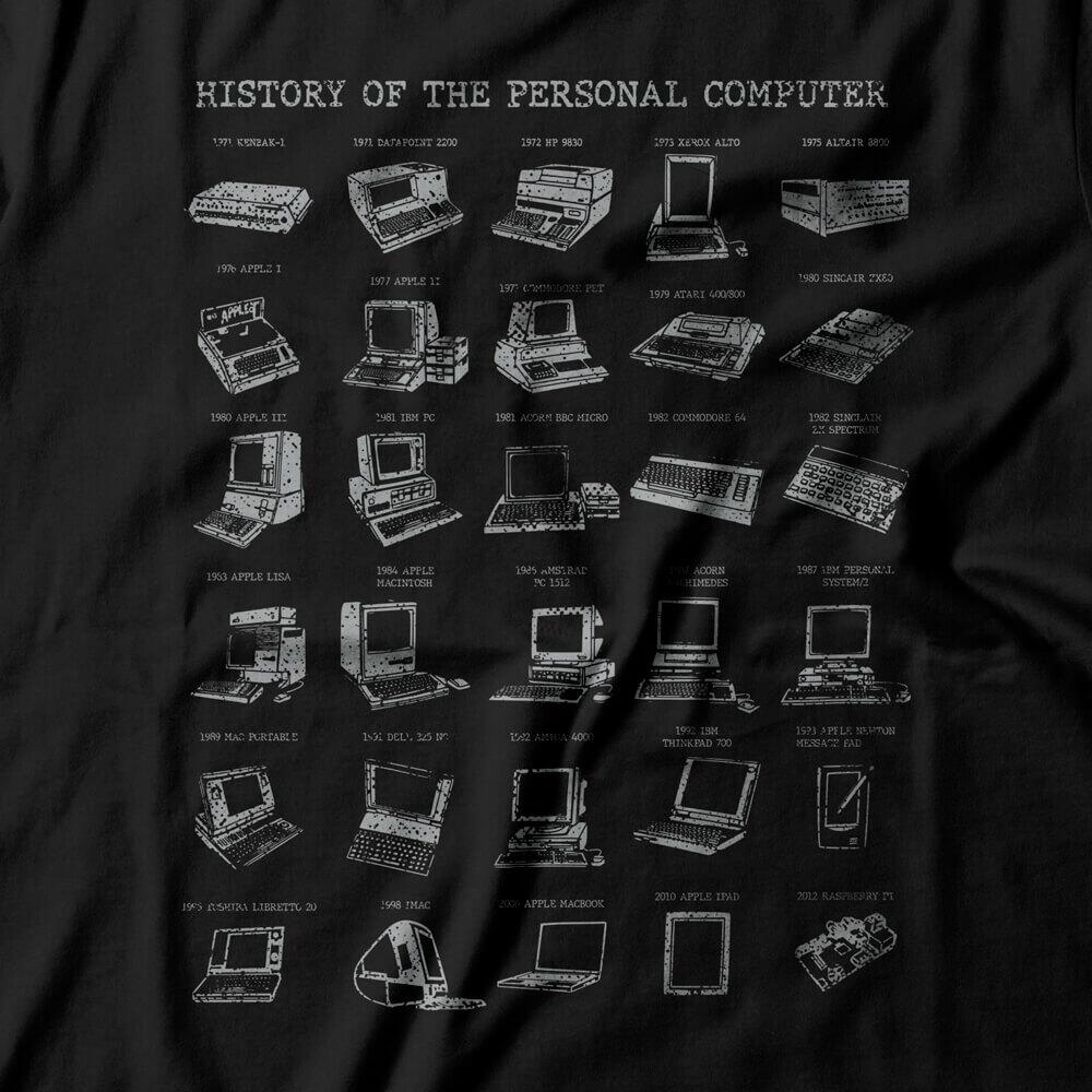 Camiseta Feminina Computer History