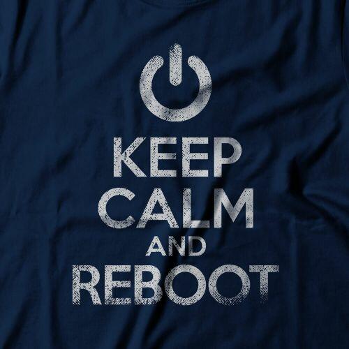 Camiseta Feminina Keep Calm And Reboot
