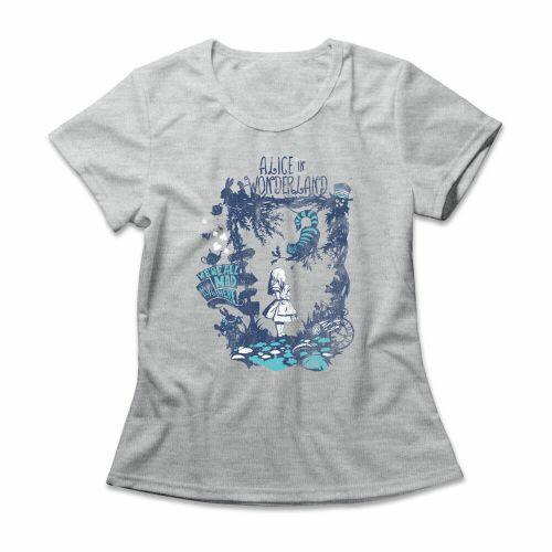 Camiseta Feminina Alice No Pa�s Das Maravilhas