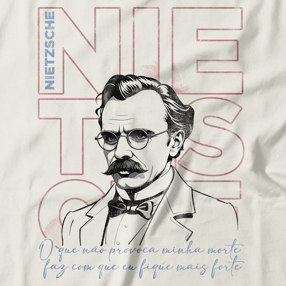 Camiseta Feminina Friedrich Nietzsche