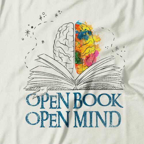 Camiseta Feminina Open Book Open Mind