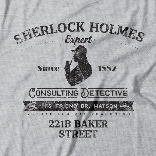 Camiseta Feminina Sherlock Holmes