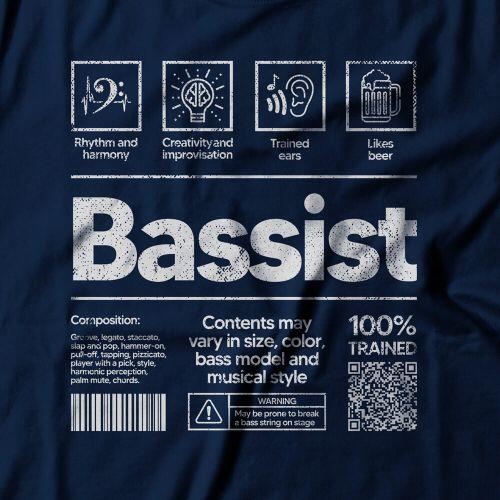 Camiseta Feminina Bassist