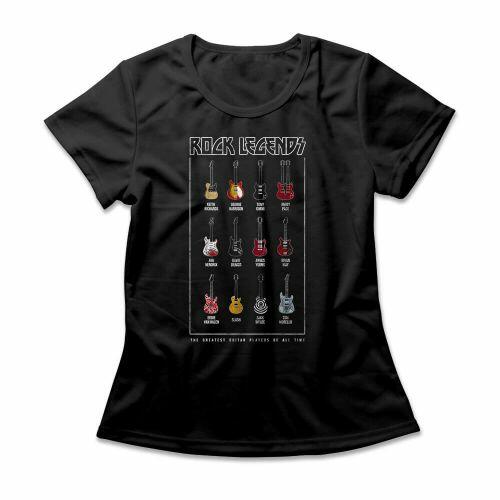 Camiseta Feminina Greatest Guitar Players