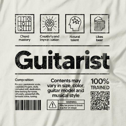 Camiseta Feminina Guitarist