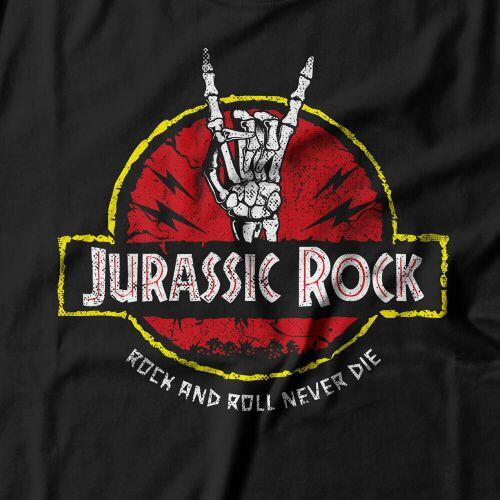 Camiseta Feminina Jurassic Rock