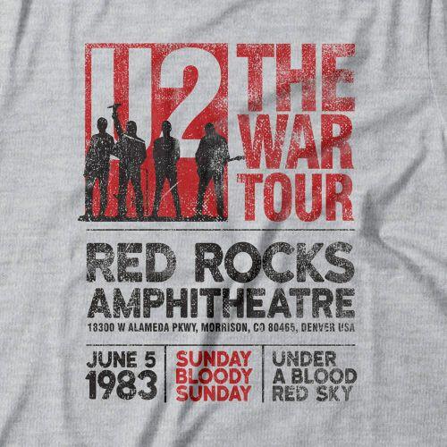 Camiseta Feminina U2 War Tour