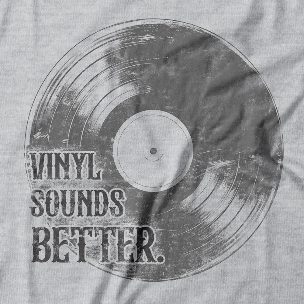 Camiseta Feminina Vinyl Sounds Better