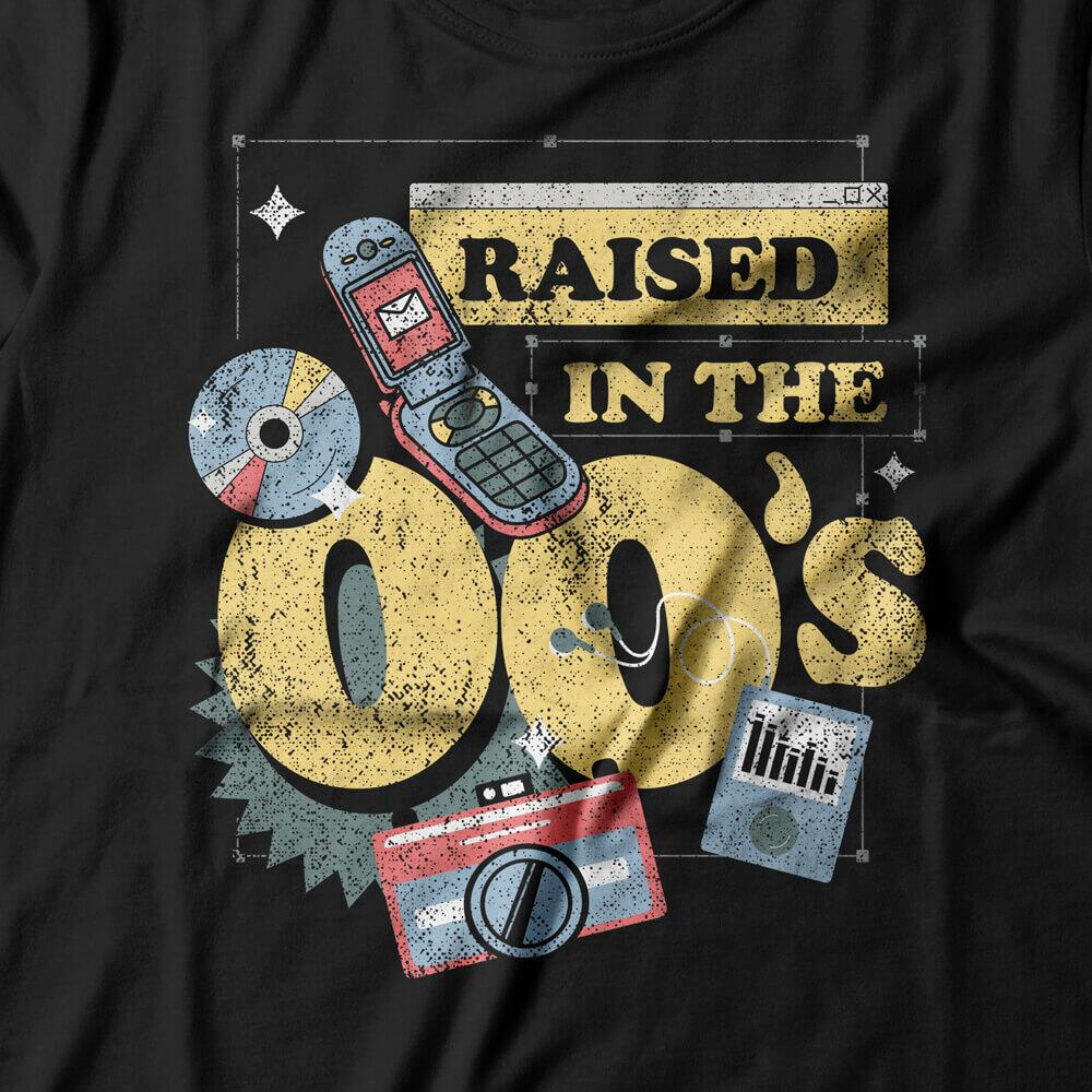 Camiseta Feminina Raised In The 00's