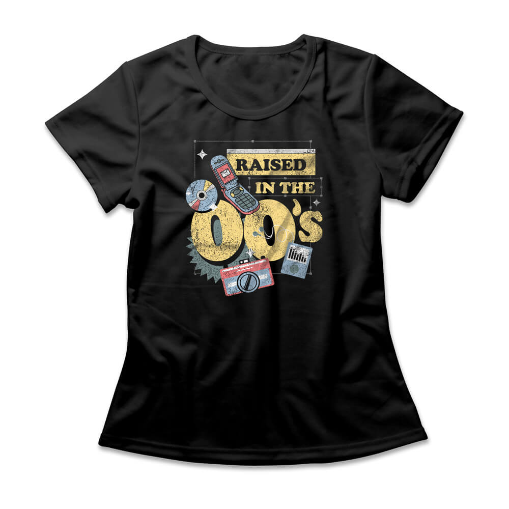 Camiseta Feminina Raised In The 00's