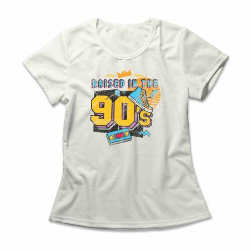 Camiseta Feminina Raised In The 90's