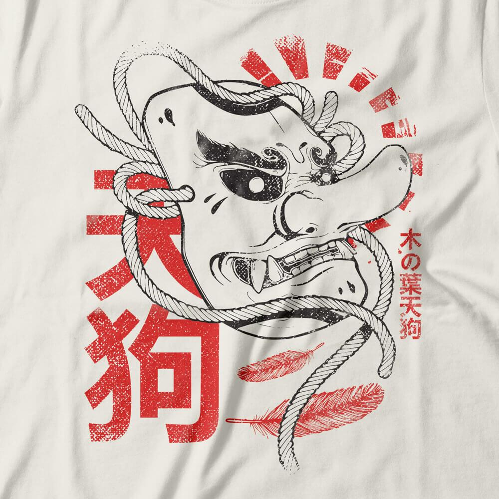 Camiseta Feminina Máscara Tengu