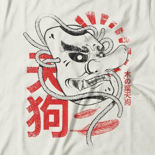 Camiseta Feminina Máscara Tengu