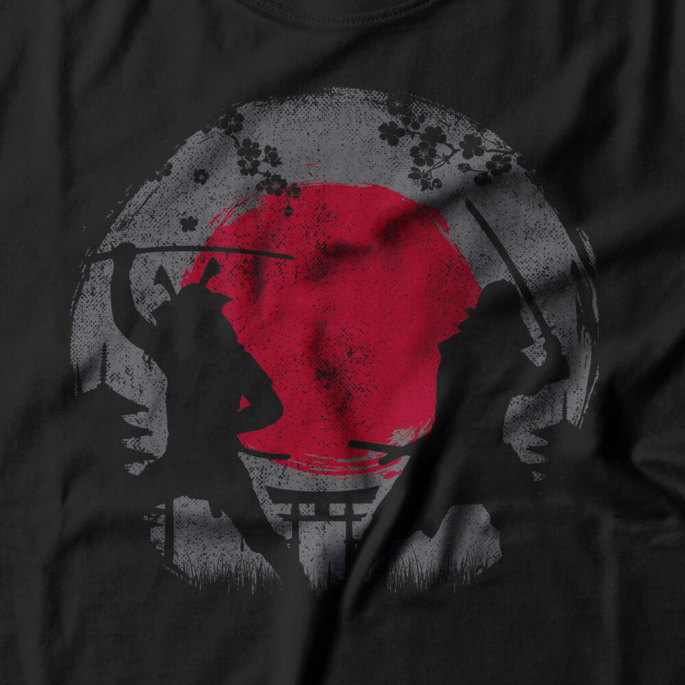 Camiseta Feminina Samurai Fighting